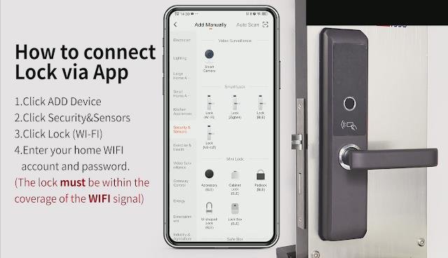 How to connect Smart Lock via App