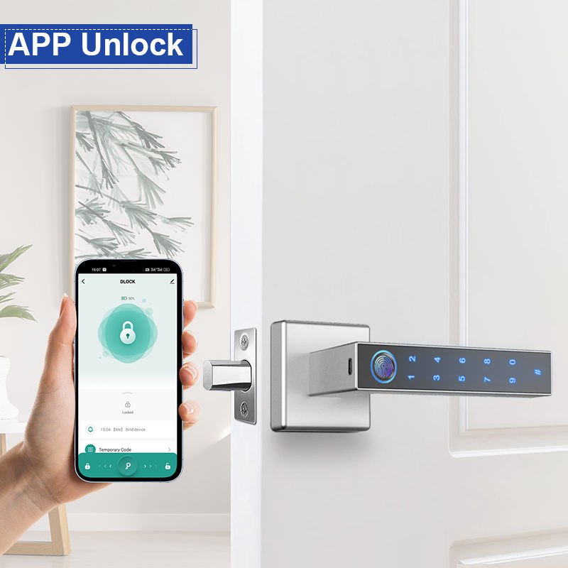 Demonstration: Split-Handle Fingerprint Keyless Smart Lock
